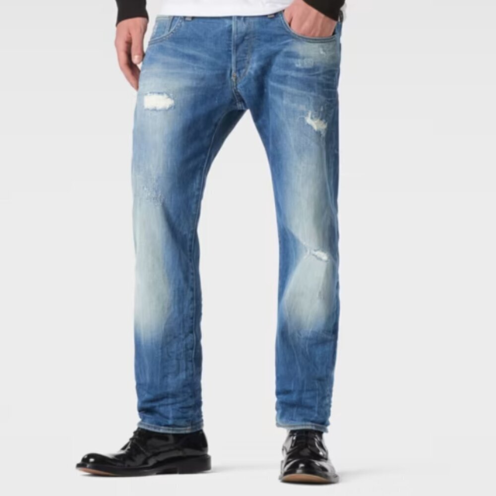 G-Star Attacc Low Straight Denim Jeans